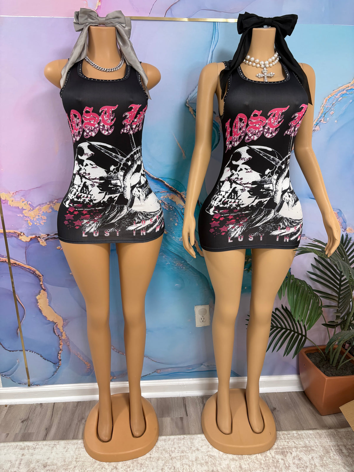 Lost in Pink Mini Dress