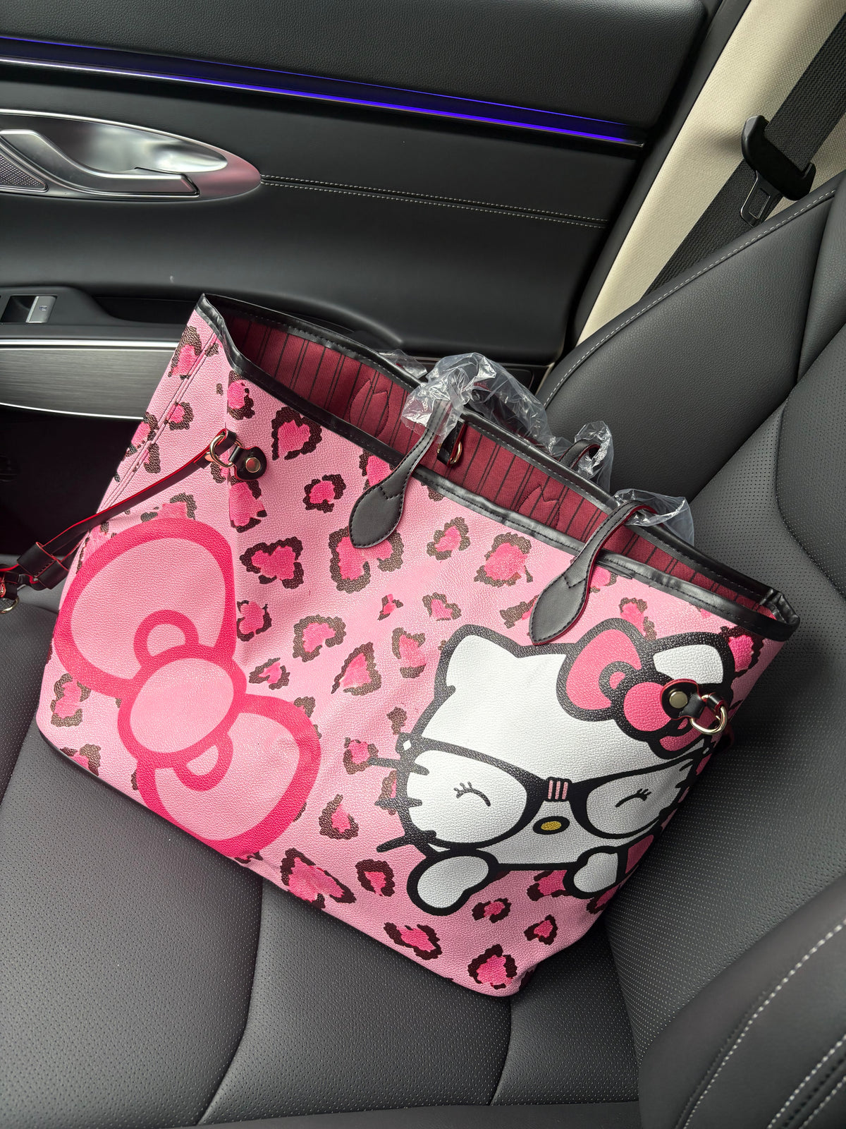 Pink HK Tote